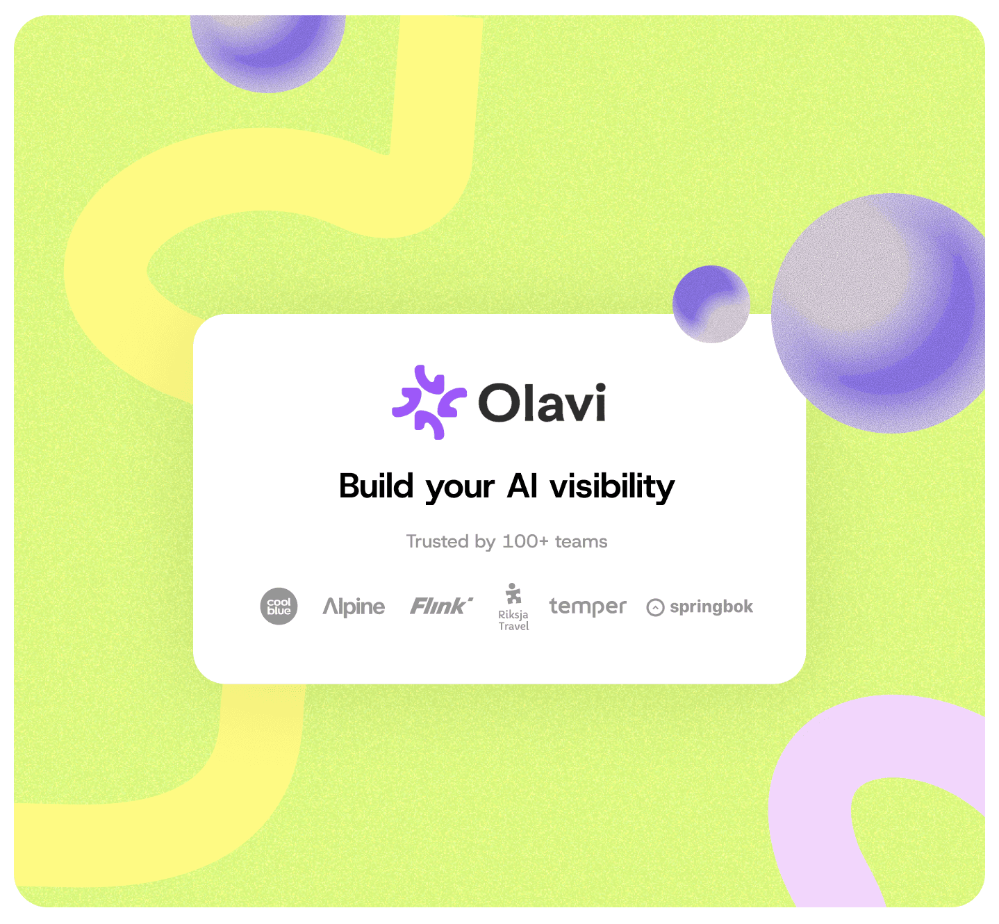 Olavi Platform Preview